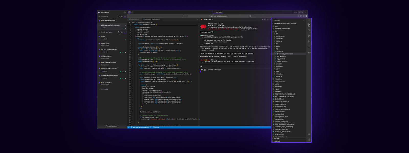 DevSwarm IDE 界面