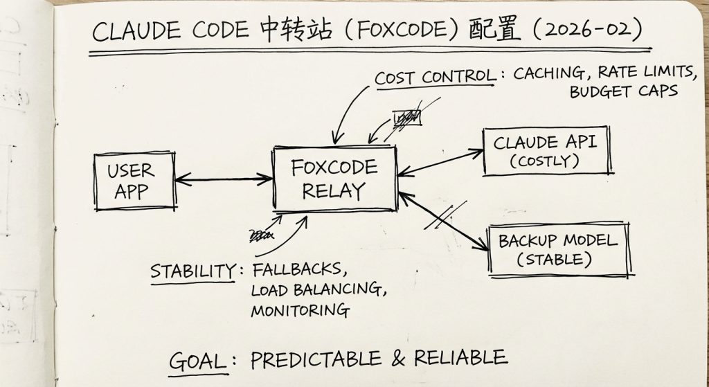 Claude Code 中转站（FoxCode）怎么配置：把成本和稳定性变得可控-IT资源栈