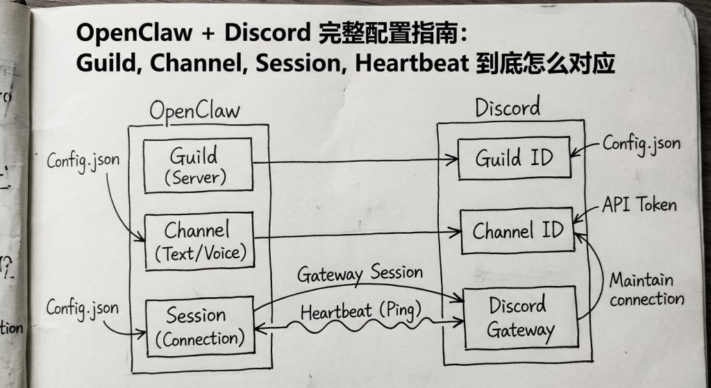 OpenClaw + Discord 完整配置指南：Guild、Channel、Session、Heartbeat 到底怎么对应-IT资源栈