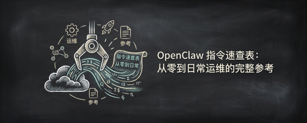 OpenClaw 指令速查表：从零到日常运维的完整参考-IT资源栈